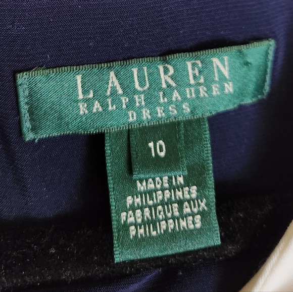 Ralph Lauren dress size 10 Polyester blend - Picture 3 of 3